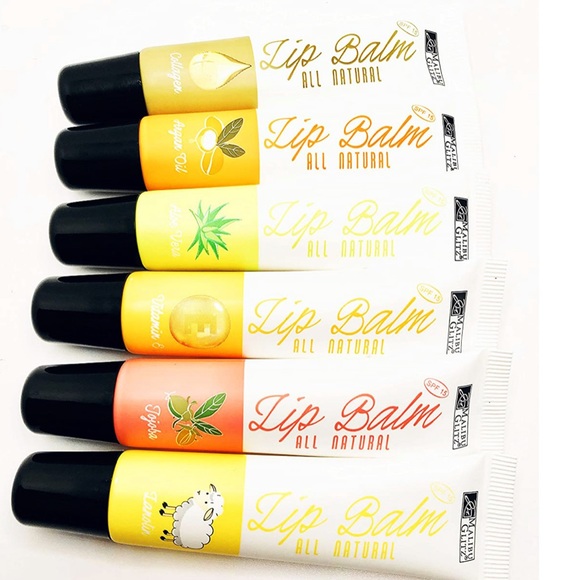 SPF 15 ALL NATURAL LIP BALM 6 Piece Set - Picture 2 of 3